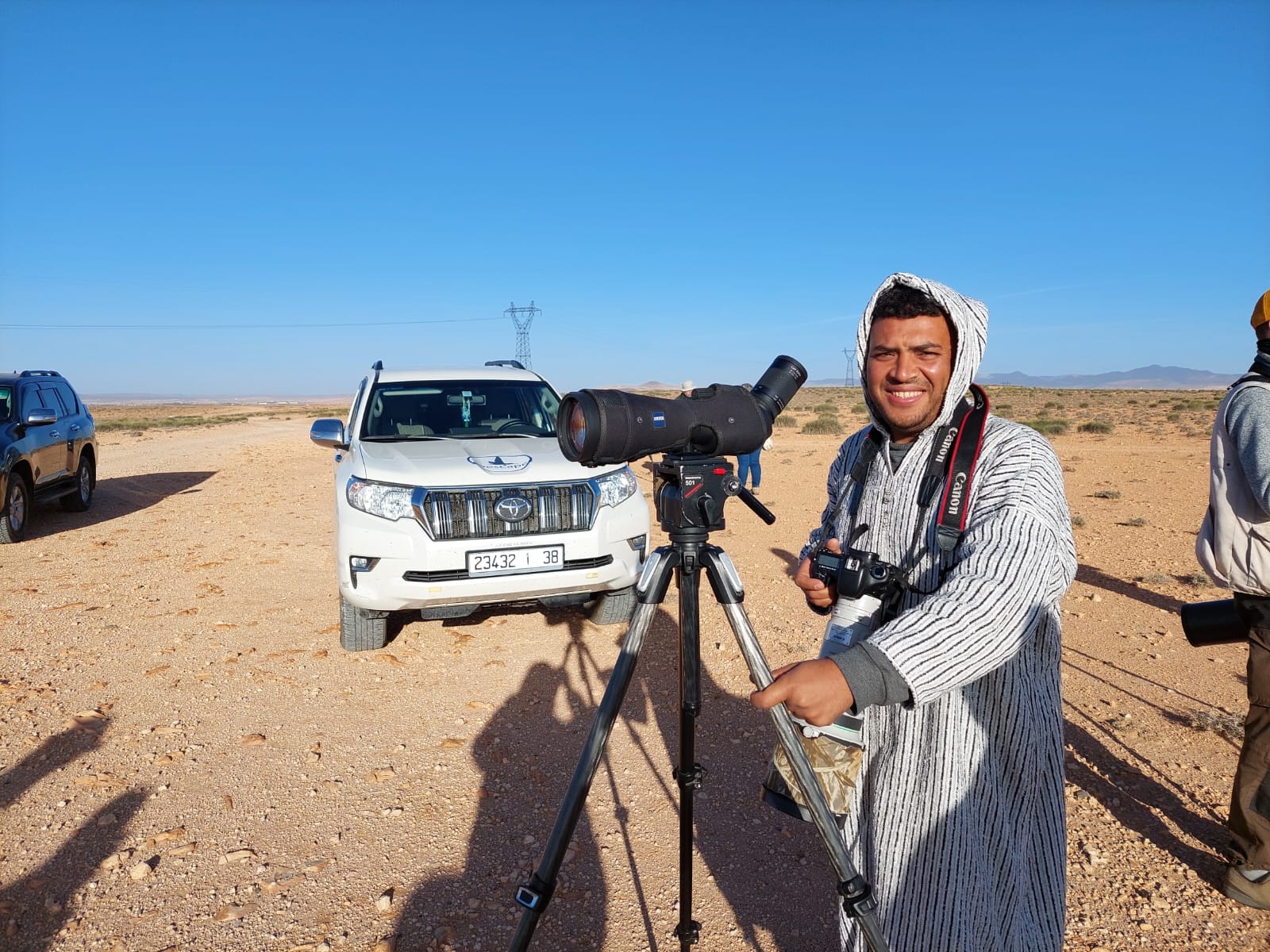Sahara desert dunes in Morocco at sunset